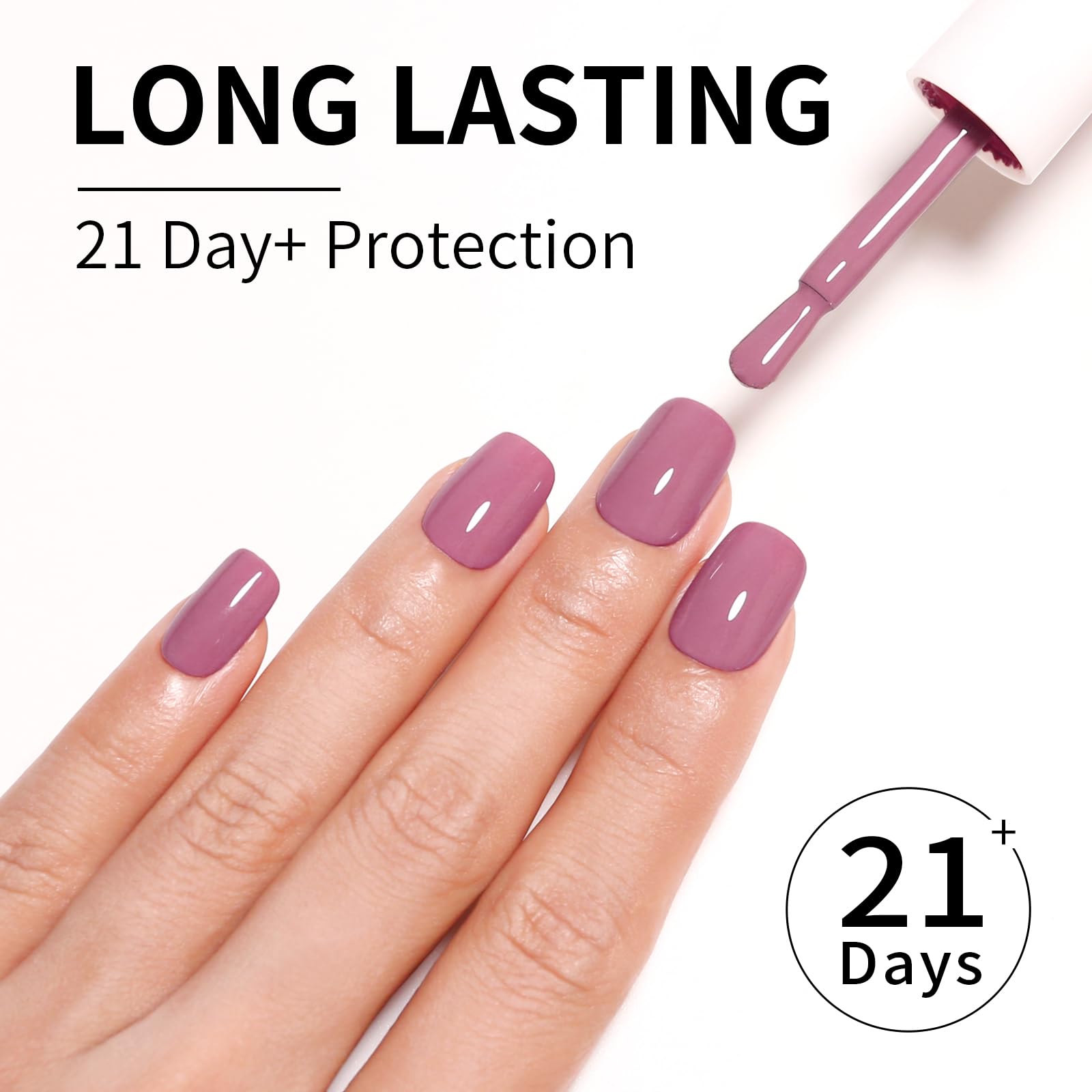 Amazon.com: Firedeep Light Purple Gel Nail Polish, 0.54 Fl Oz